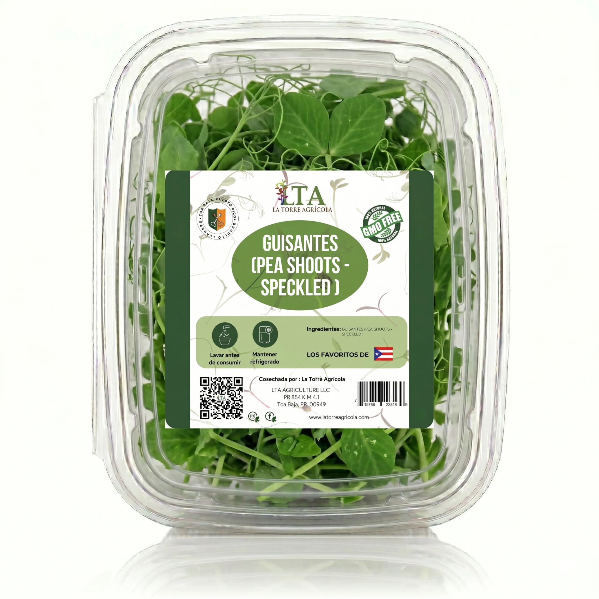 Brotes de Guisantes (Pea Shoots - Speckled)